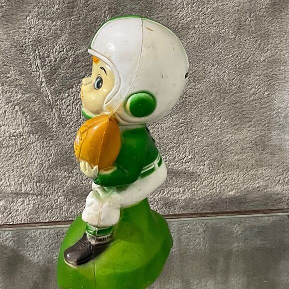 Vintage Plastic Jets Football Player Bank bank man cave * damaged TLC condition. - Picture 2 of 8
